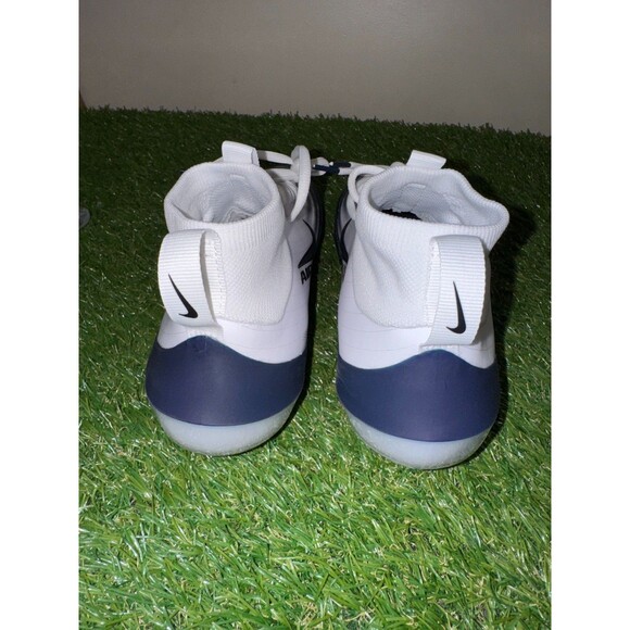 Nike Air Zoom Vapor 1 Pro Football Cleats HM8850-104 Size 9 White Navy Blue NEW main image 3